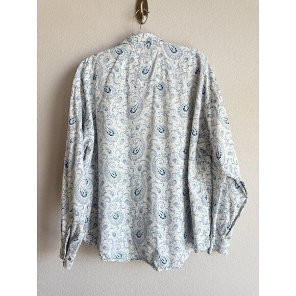 Panhandle Shirt Men's XL Button Up Long‎ Sleeve Paisley Print Pearl Snap Western - Picture 2 of 14